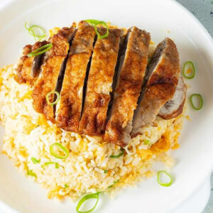 Egg Fried Rice w Pork Chop